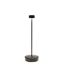 Zafferano Swap lámpara recargable LED negro - 29 cm