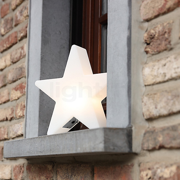8 seasons design Shining Star Lampe à piles Exemple d'utilisation en photo