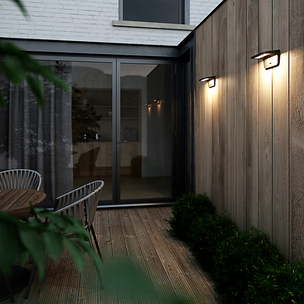 Aplique LED solar con sensor Rica Square - Nordlux 