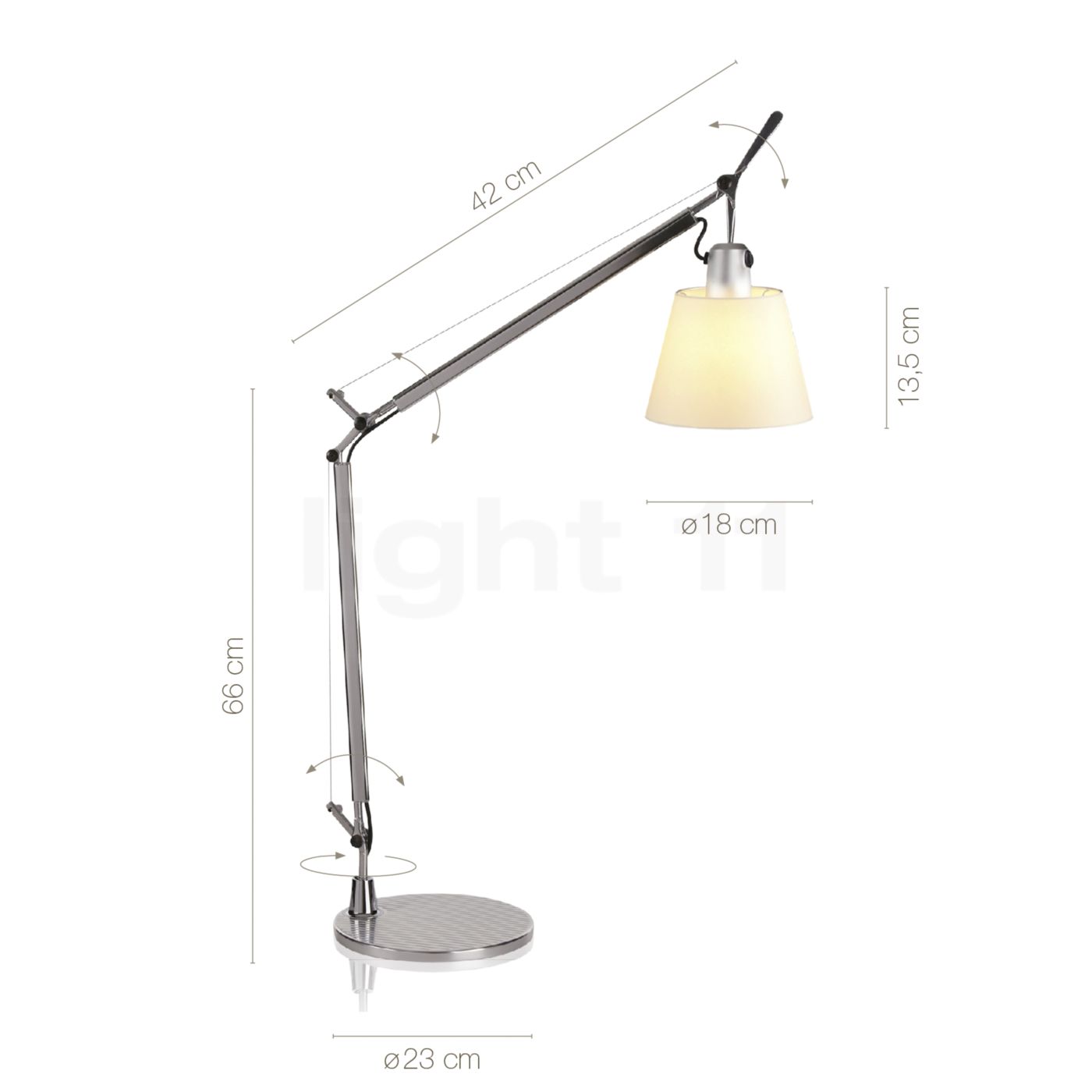 Artemide Tolomeo Basculante Tavolo At Light11 Eu