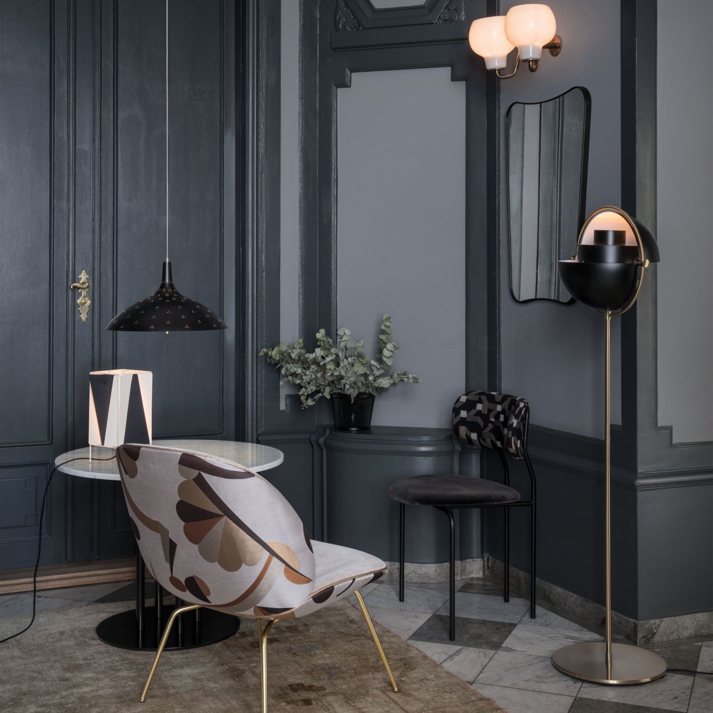 Gubi Multi Lite Floor Lamp Brass At Light11 Eu