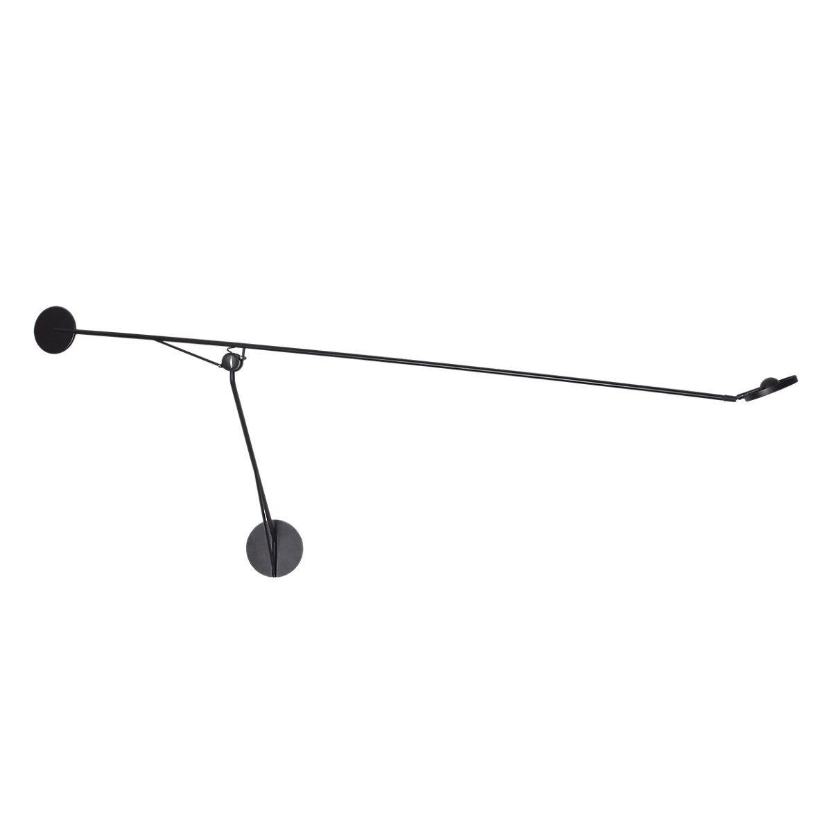 DCW Aaro, lámpara de pared LED negro