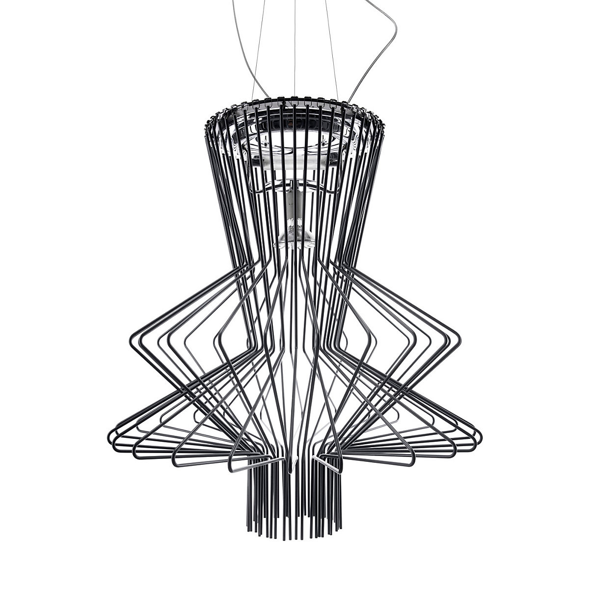 Foscarini Allegro Ritmico Sospensione LED negro