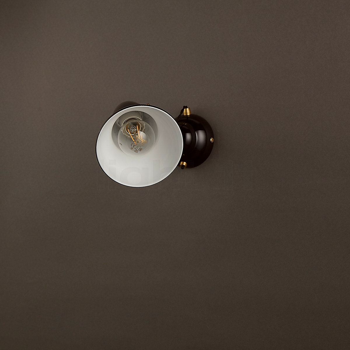 original 1227 brass wall light