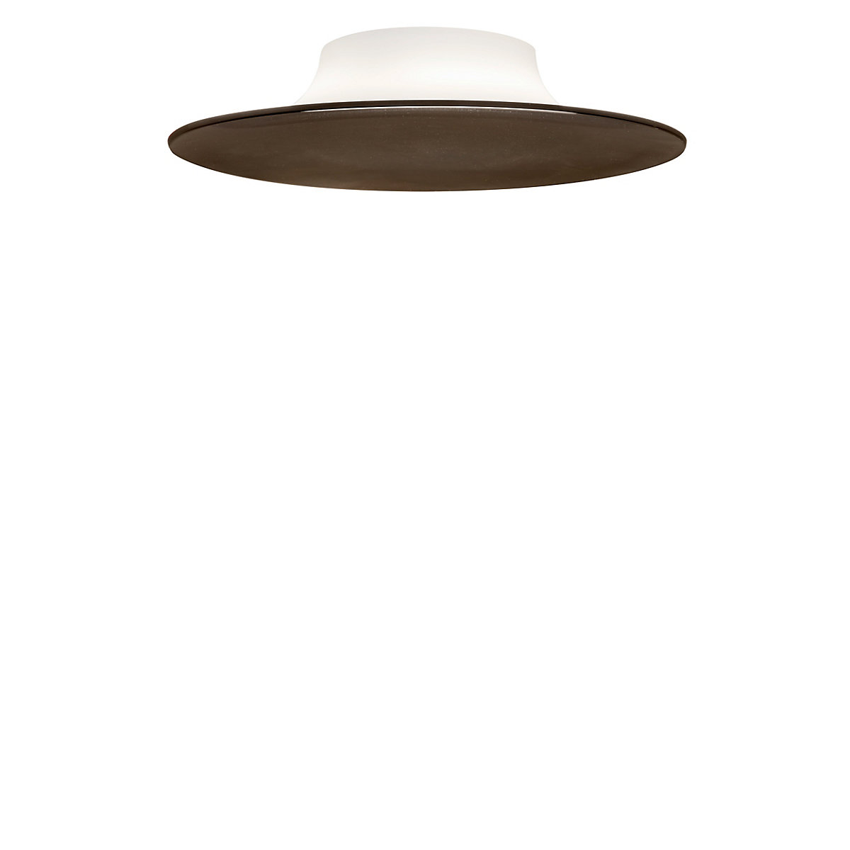 Foscarini Anoor, lámpara de techo y pared LED gris - ø48 cm - regulable
