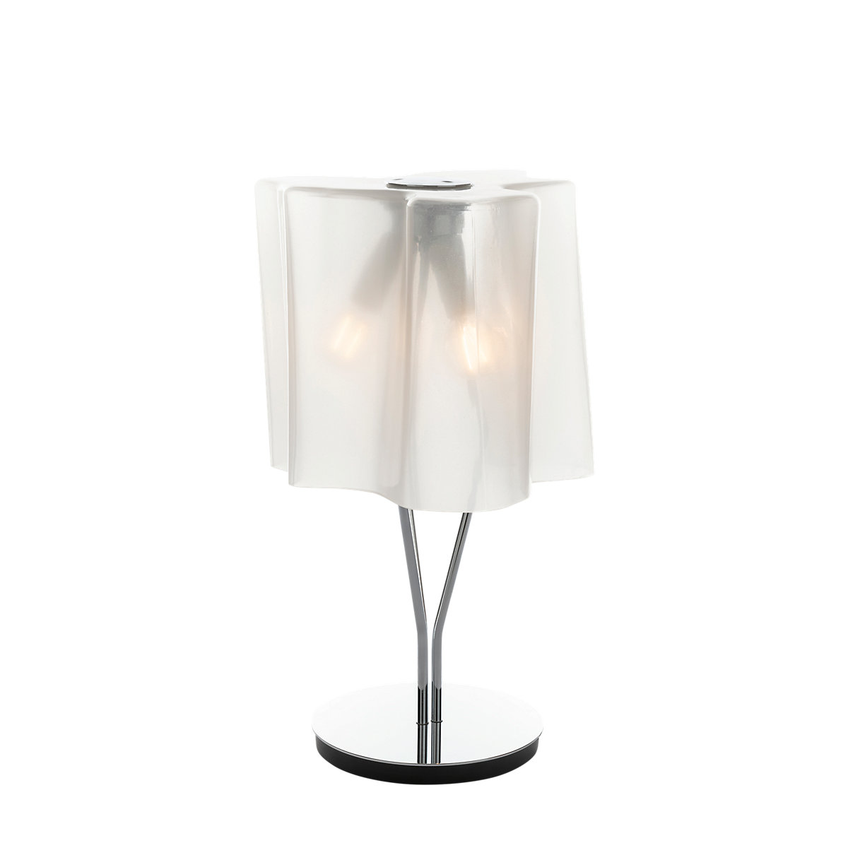 Artemide Logico Tischleuchte weiß/Gestell chrom - mini