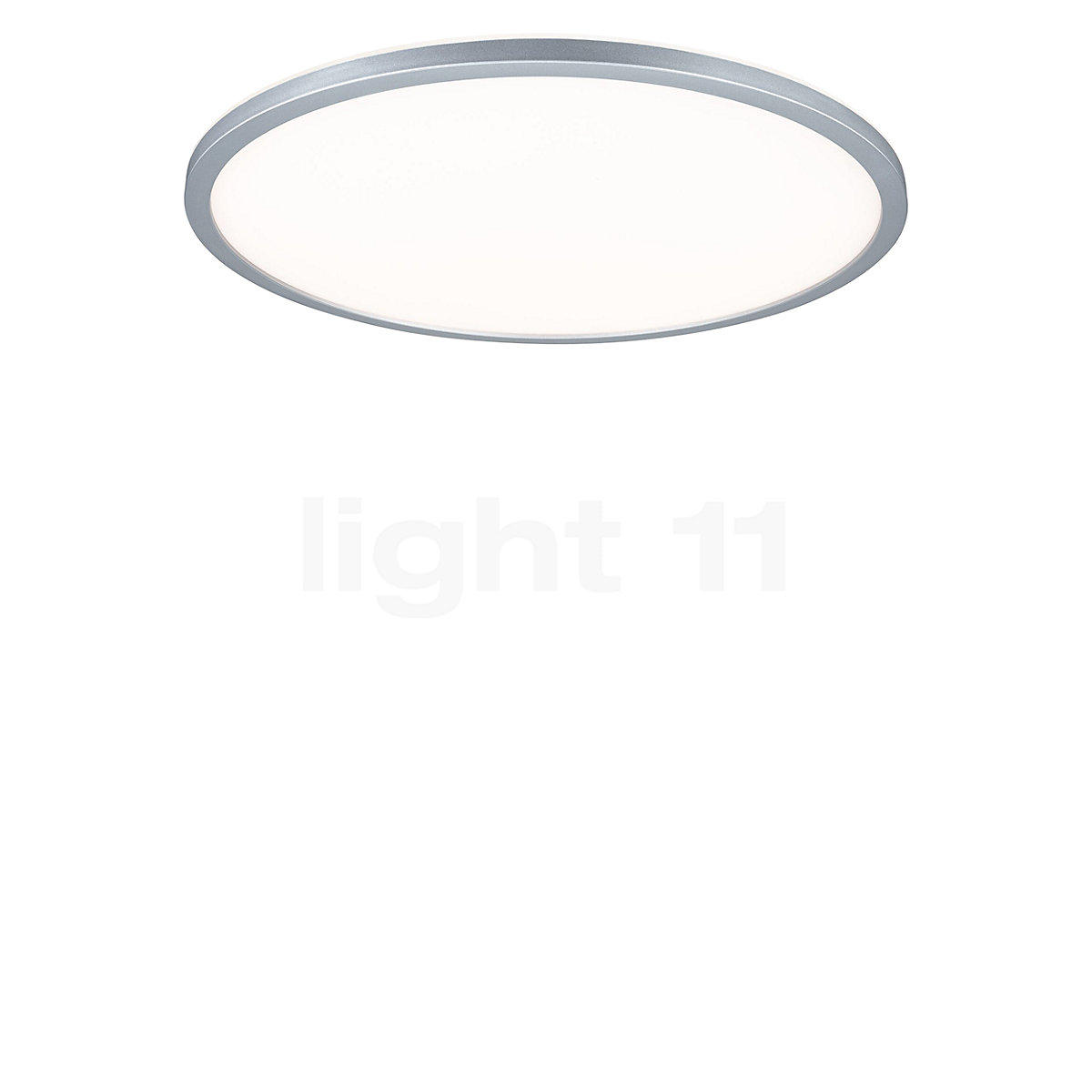 Plafonnier rond noir LED 40 cm cercle fin - Alessia