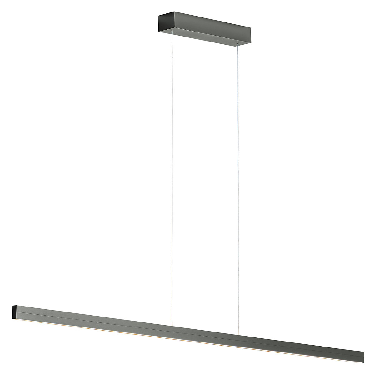 Holtkötter Avior, lámpara de suspensión LED platino - 162,5 cm