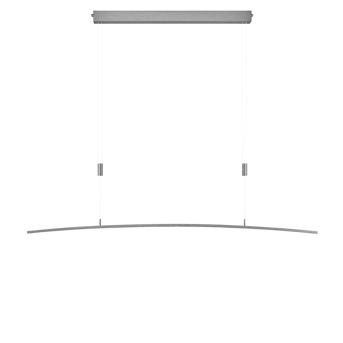 Bankamp Plain, aluminio mate - directo/indirecto – Lámpara de suspensión led — imagen 2