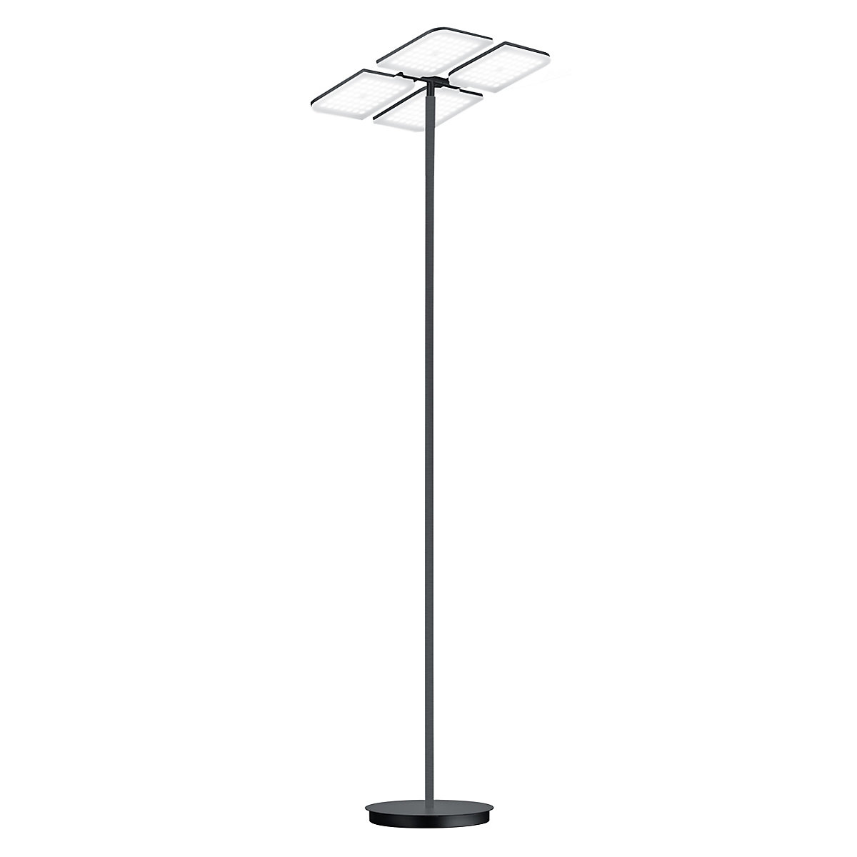 Bankamp Quadro, 4 focos – Lámpara de pie led — imagen 4