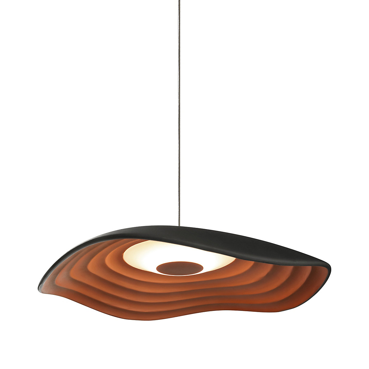 Bover Valentina, negro/cobre – Lámpara de suspensión led — imagen 2
