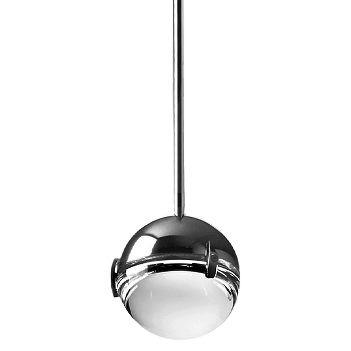 Cini&Nils Convivio, lámpara de suspensión LED cromo brillo