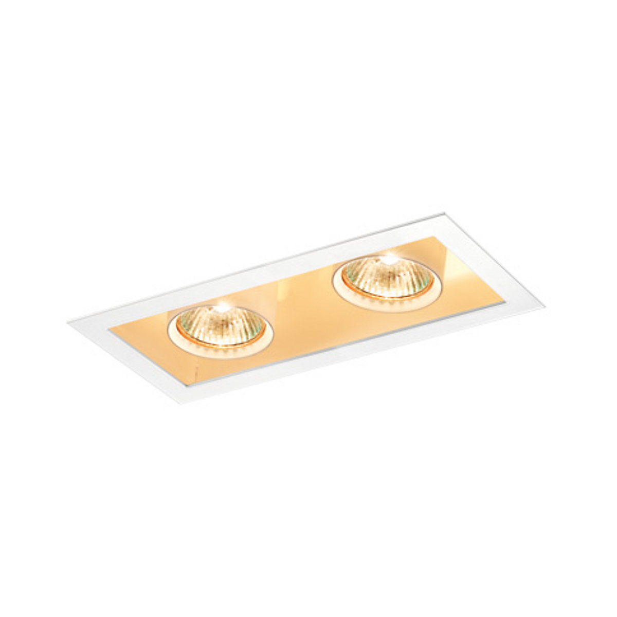 Bruck Cranny, foco empotrable 2 focos blanco