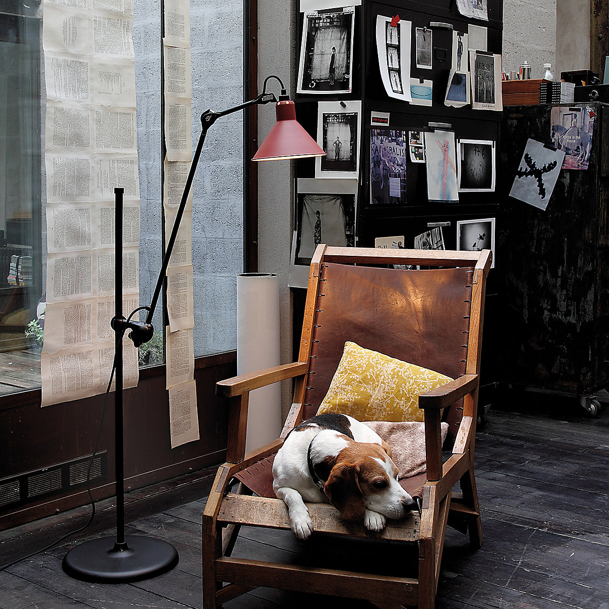 Buy DCW Lampe Gras No 215 Floor lamp black at light11.eu