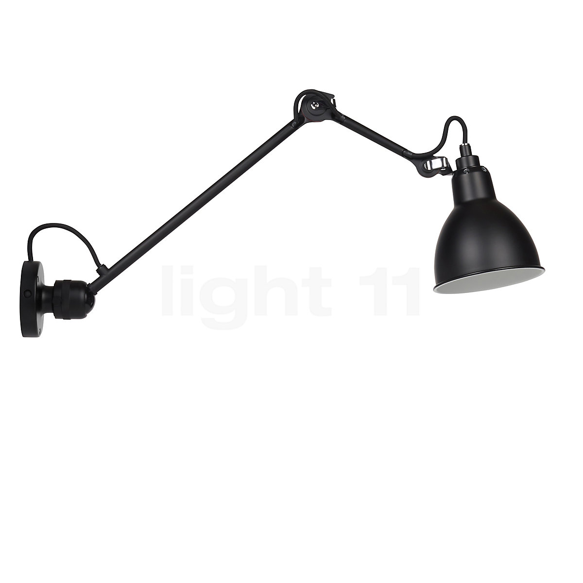 Buy DCW Lampe Gras No 304 L 40 Wall light black at