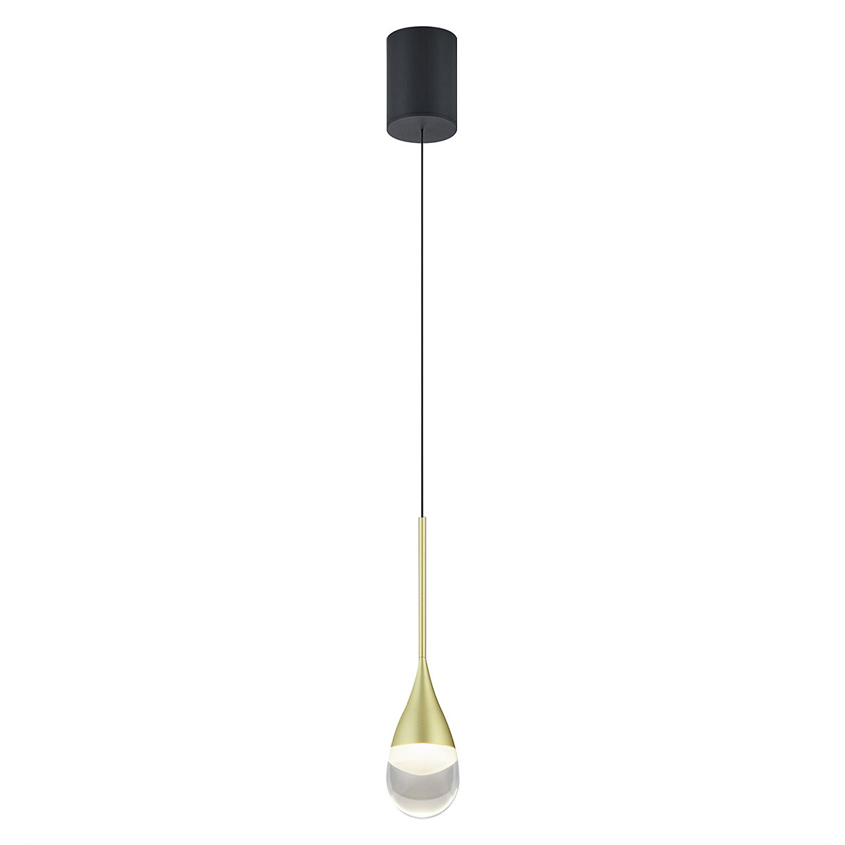 Helestra Deep, lámpara de suspensión LED 1 foco