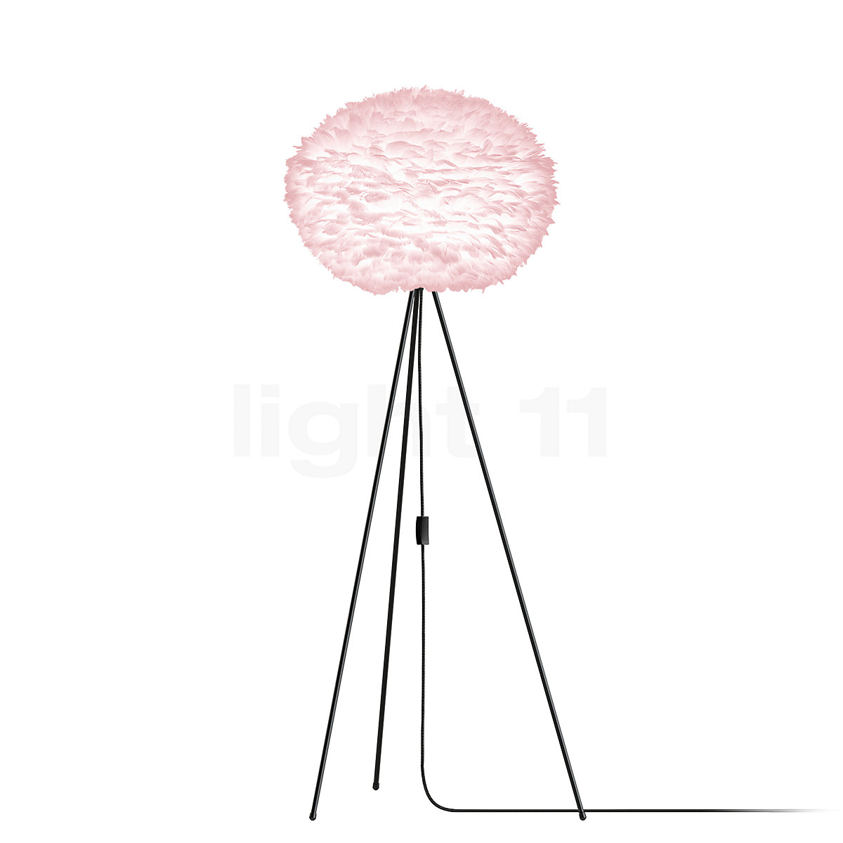 pink tripod floor lamp