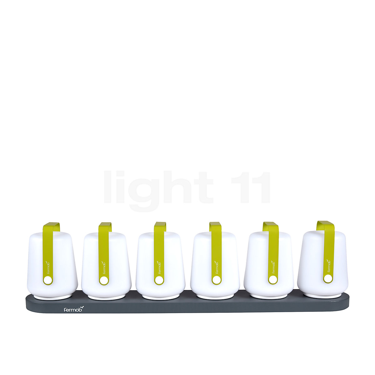 Buy Fermob Balad 12 cm LED set of 6 incl. 6 pole charging station at