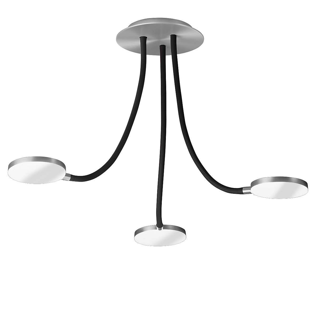 Holtkötter Flex D3, lámpara de techo LED 3 focos