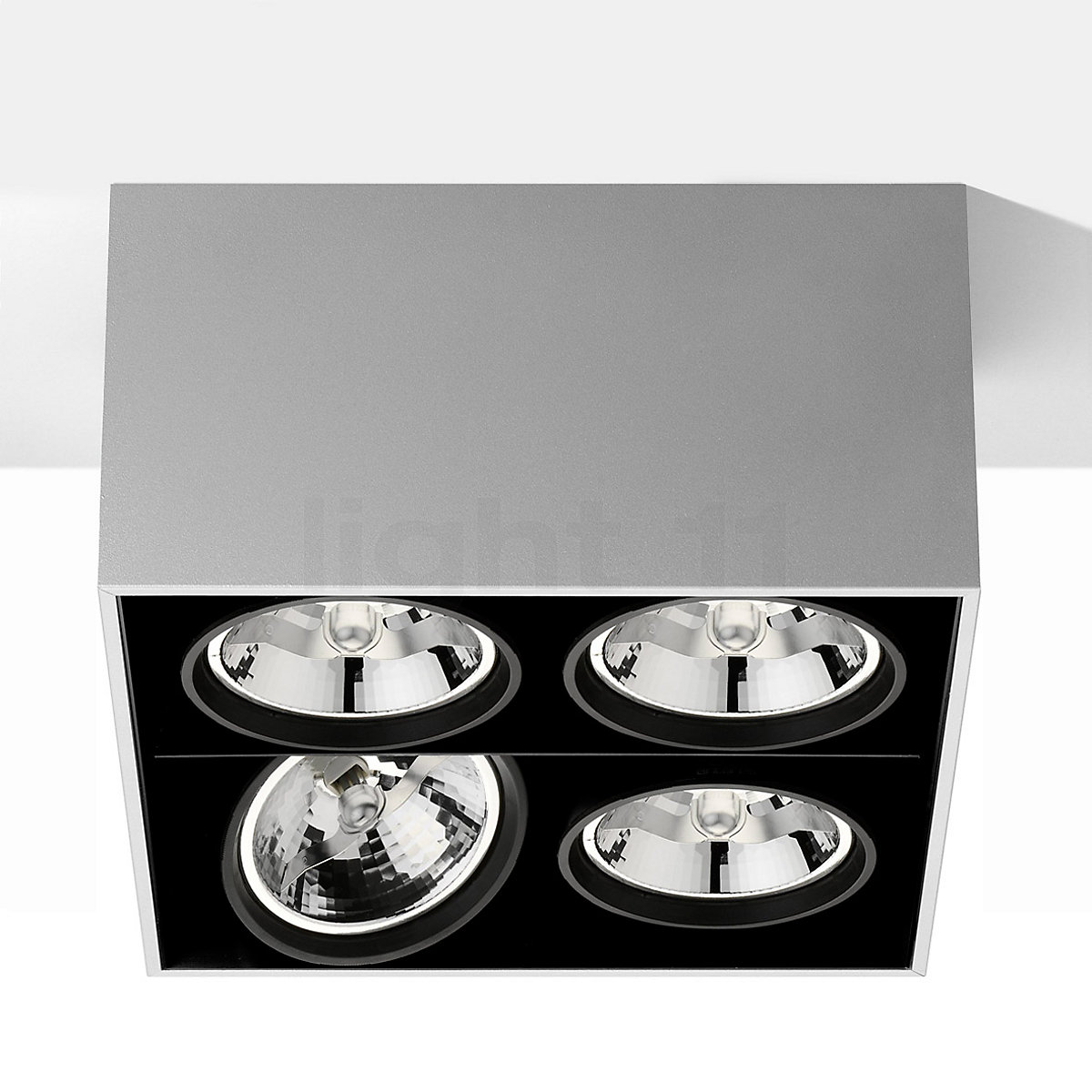 Sobriquette Karriere Decimal Buy Flos Compass Box Ceiling Light 4 lamps - square at