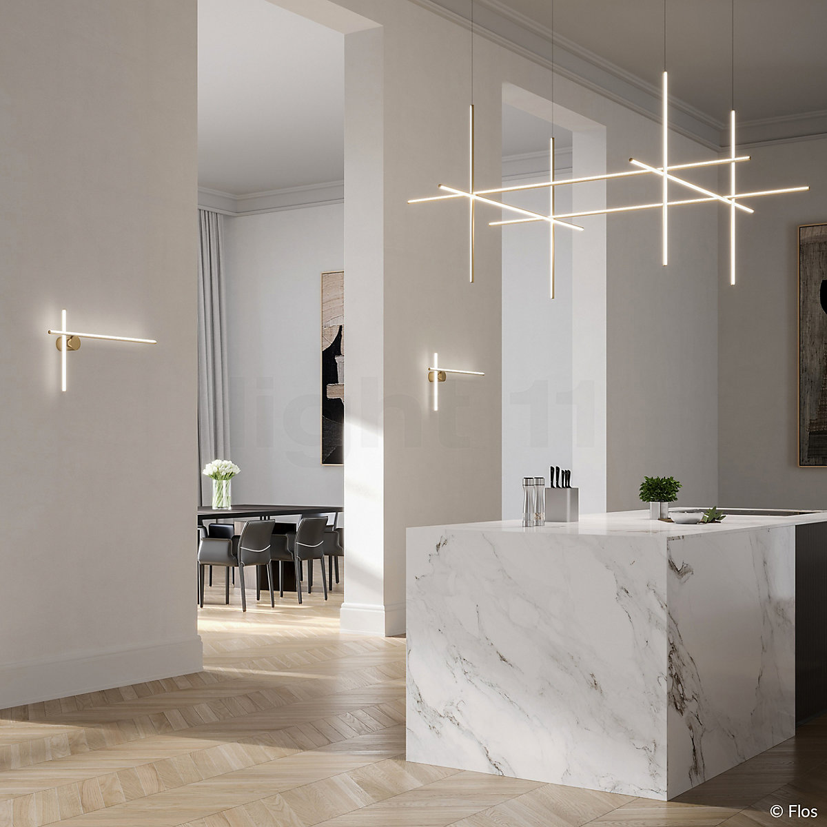 Buy Flos Coordinates W1 Wall Light LED at light11.eu