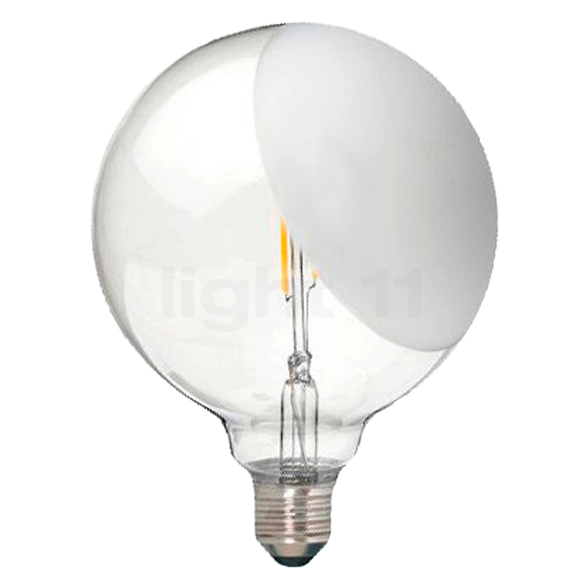 Lampada LED E27 dimmerabile G125 fumo 4W 40 lm 2200K