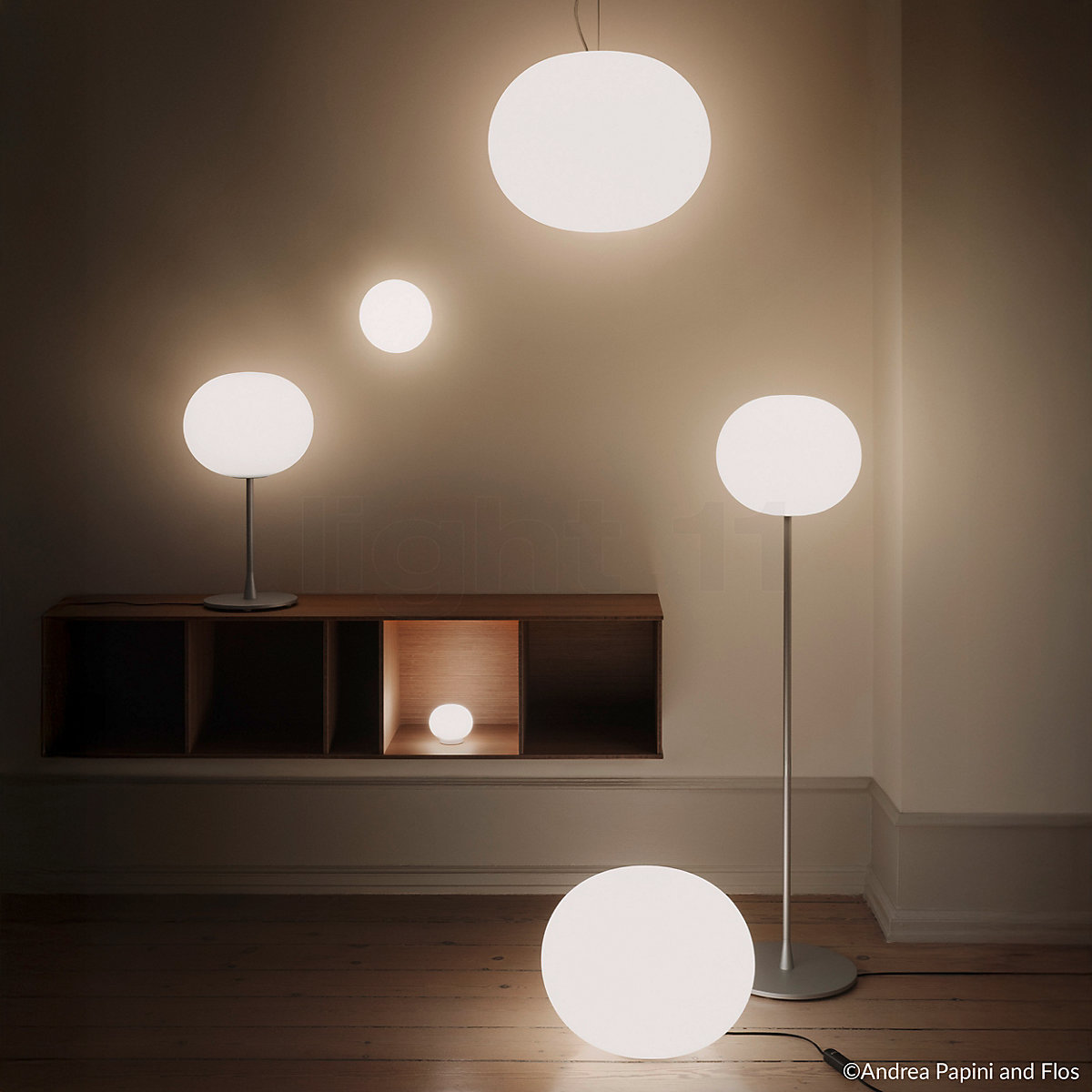 Lampe Flos Glo Ball Basic 1 – Design Jasper Morrison, Neuve Sous Emballage
