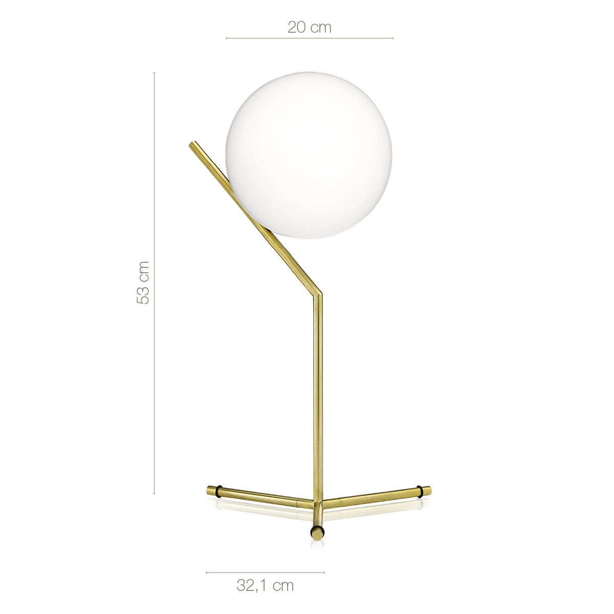 Smile 　FLOS ライト Flos_IC_Lights_T1_High_brass_m