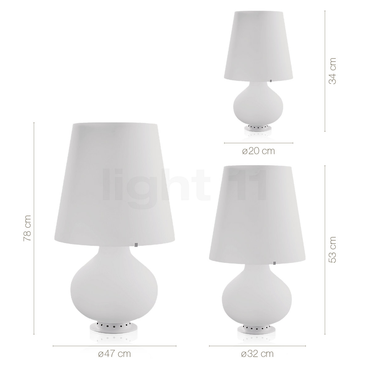 Buy Fontana Arte Fontana 1853 Table Lamp at