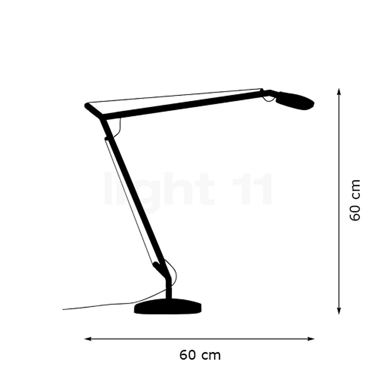 Fontana Arte Volee Lampada da tavolo 