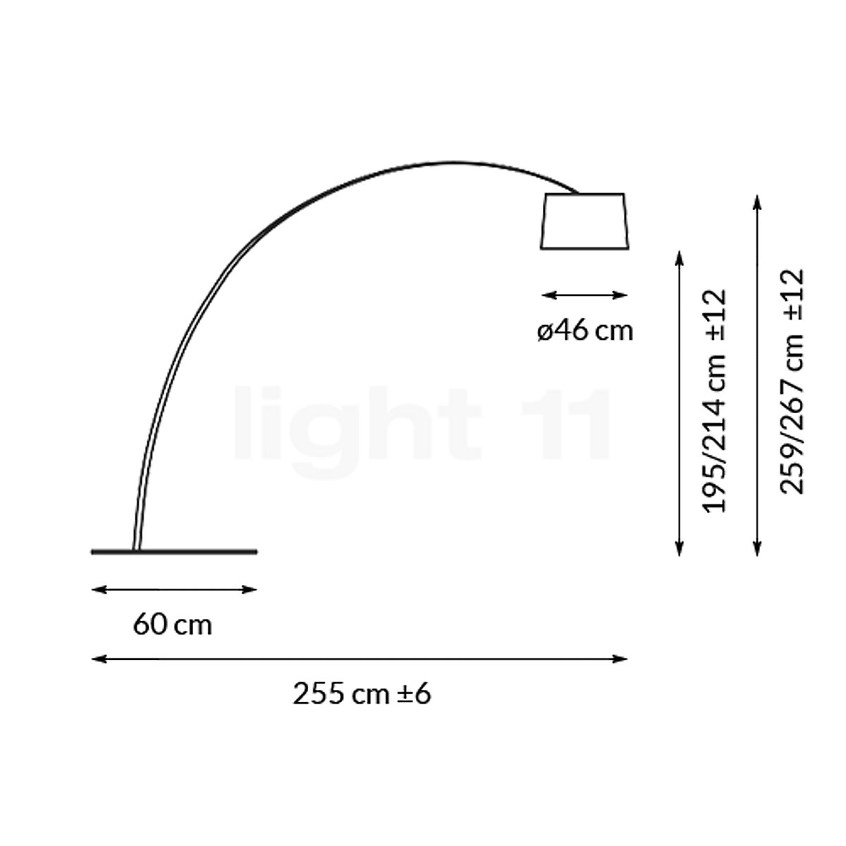 Lampada da terra Twiggy Elle Wood di Foscarini in materiale composito su  base di fibra di vetro laccato, PMMA, policarbonato, metallo verniciato e  alluminio, 159013W.-.. Foscarini