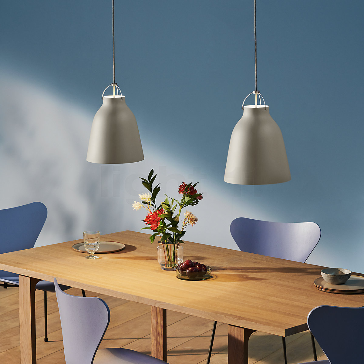 Fritz Hansen Caravaggio P2 Suspension 2 foyers - light11.fr