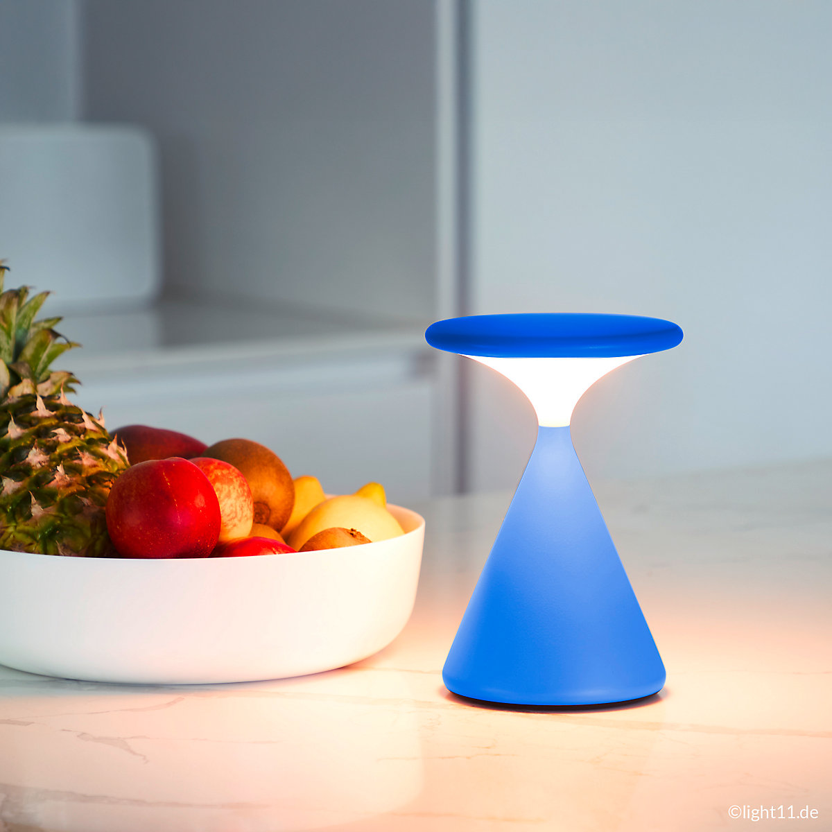 Lampada Lava Signes Grimalt 40 Cm Blu-Giallo – Effetto Magico Vintage Per Camera E Soggiorno