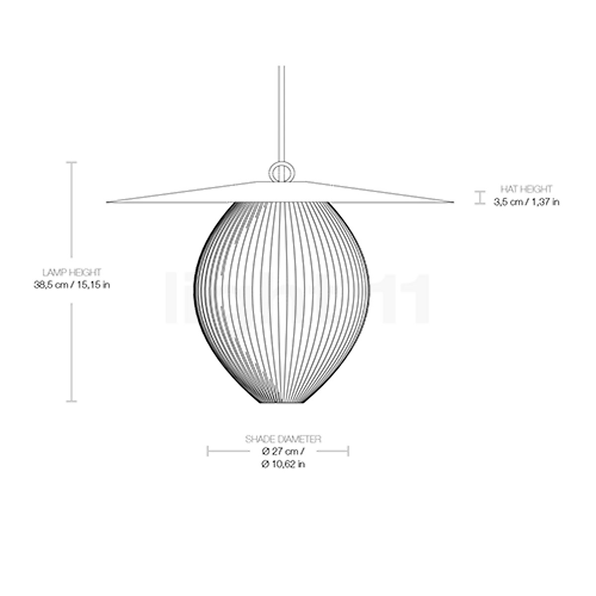 Lampada da terra da esterno Satellite OUTDOOR di Gubi - bianco