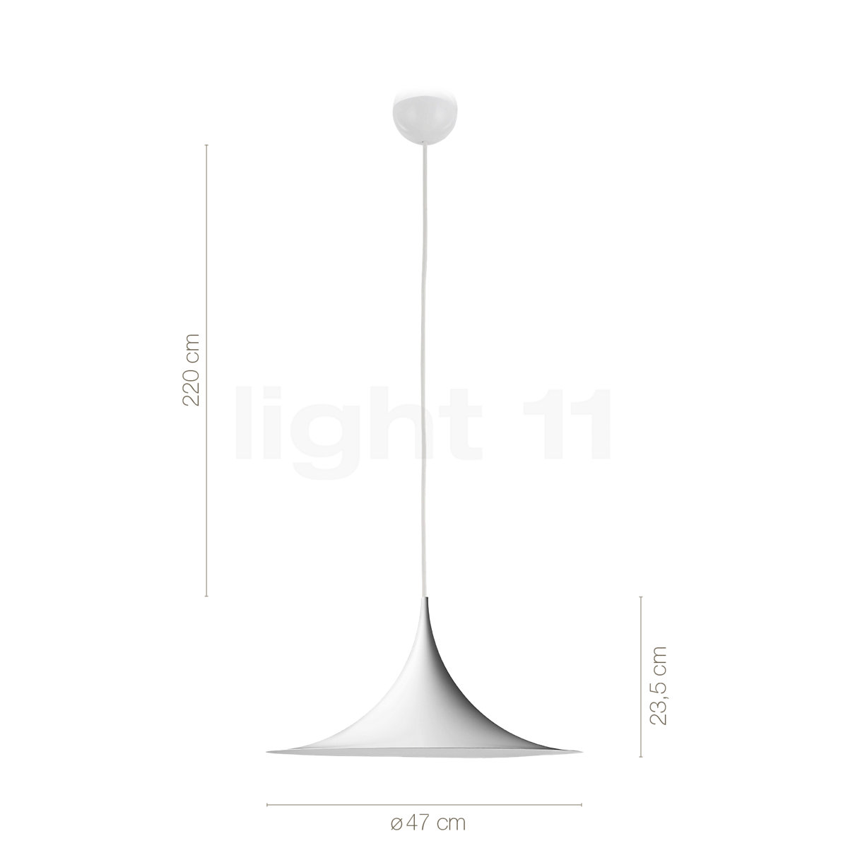 Buy Gubi Semi Pendant Light at light11.eu