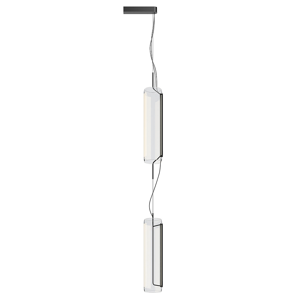 Vibia Guise, lámpara de suspensión LED 2 focos