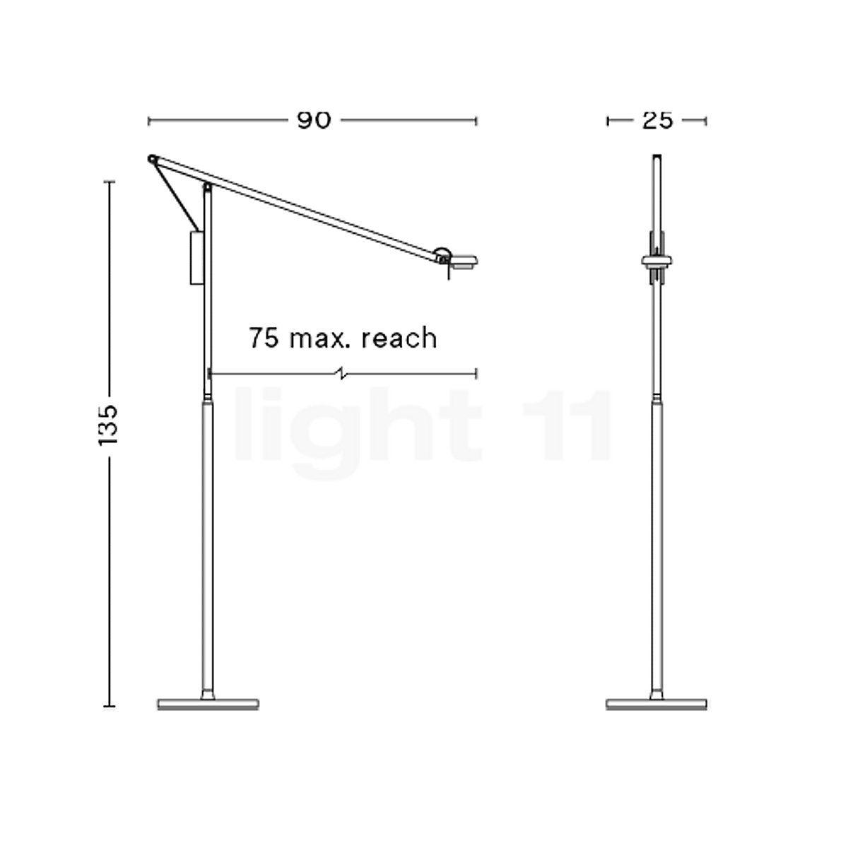 HAY Fifty-Fifty Lampada da scrivania LED