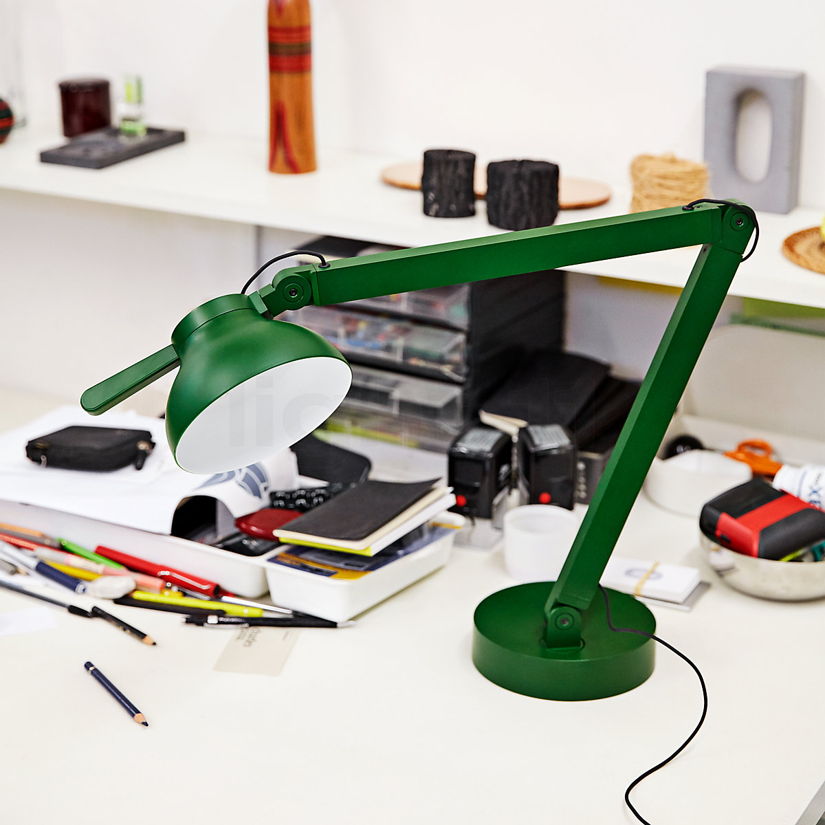 HAY PC Double Arm Lampe de table LED avec fixation à vis