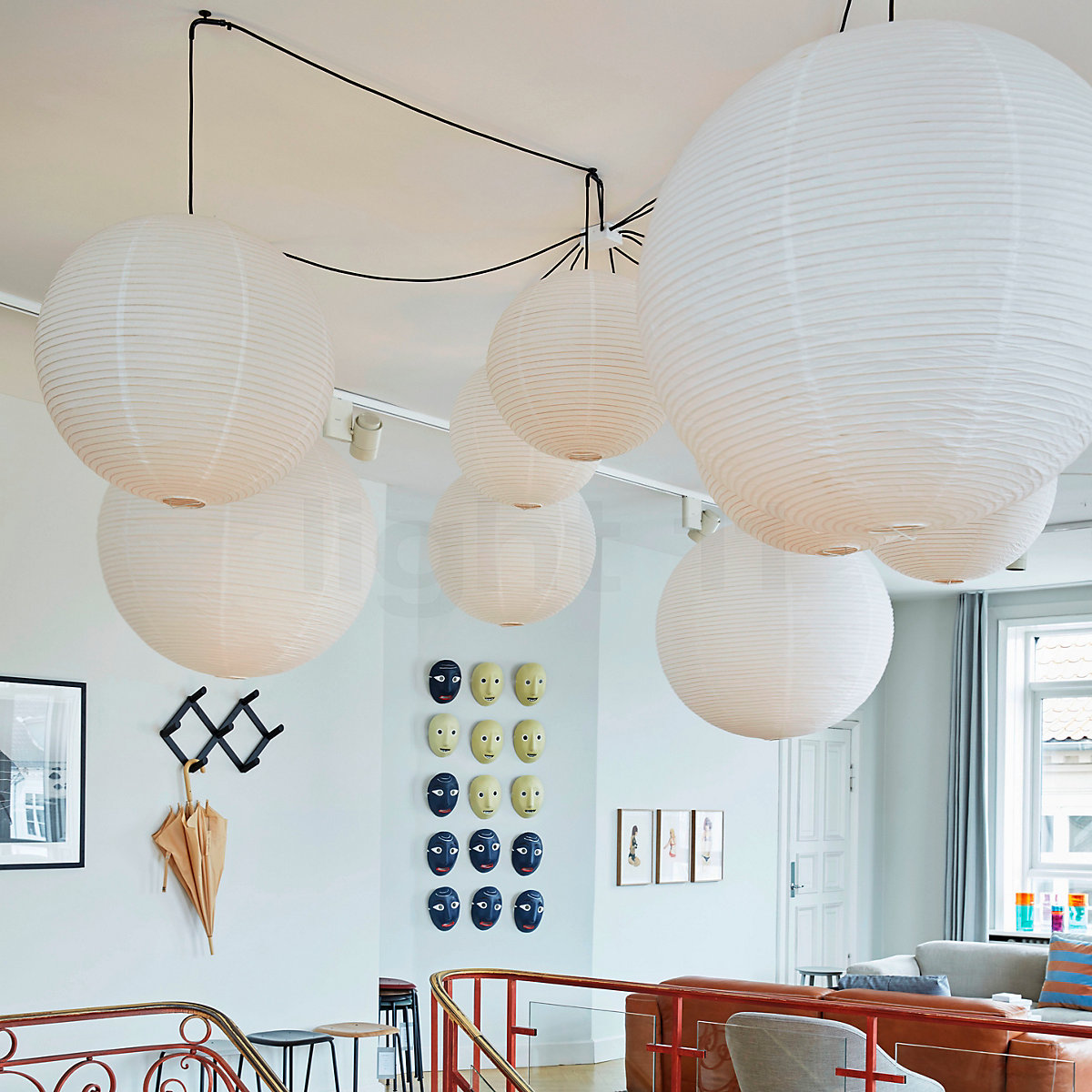 HAY PAPER SHADE / Φ60 ＋ CODE SET HAY Paper shade, 60 cm, classic white | Finnish Design Shop