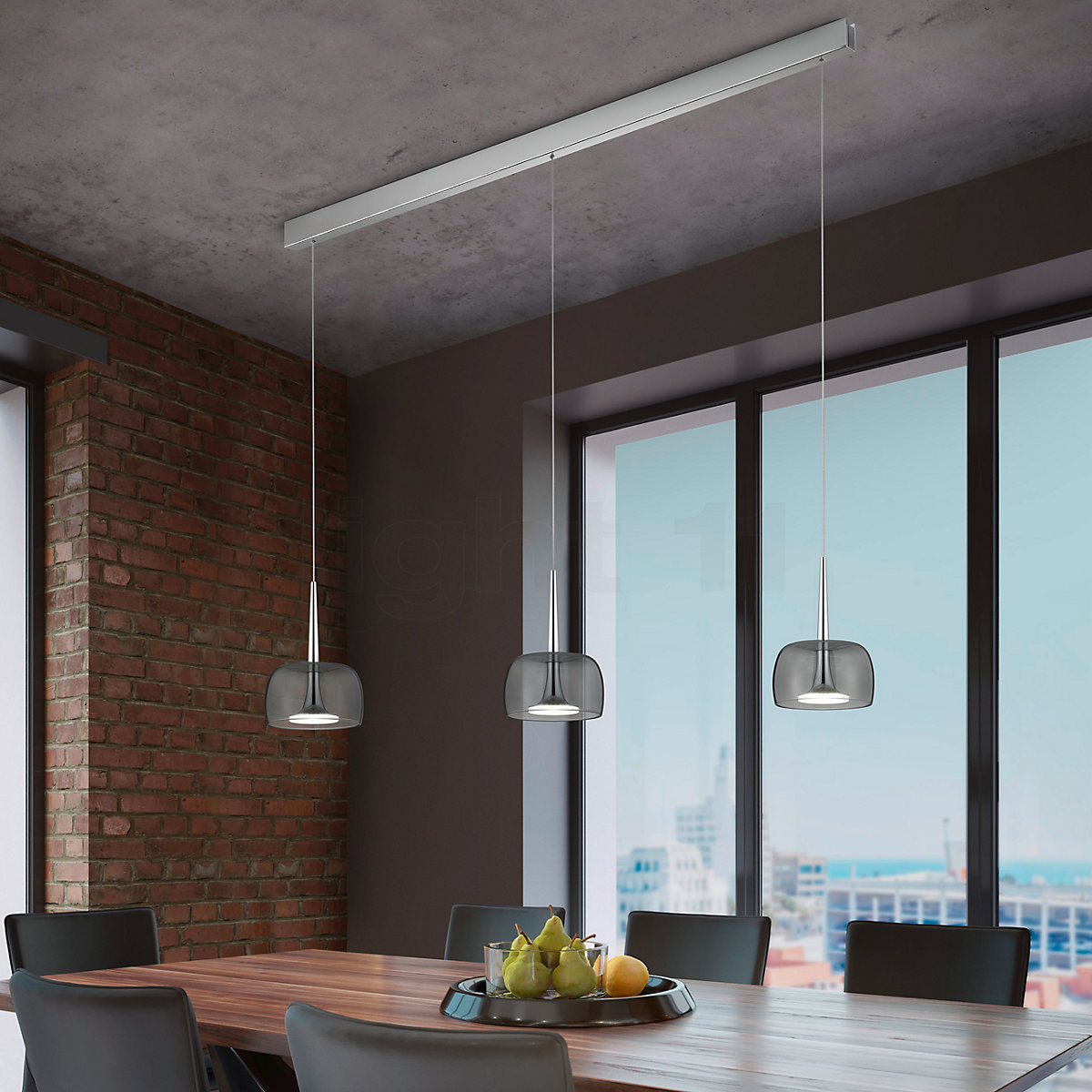 Buy Helestra Flute Pendant Light LED 3 lamps at light11.eu