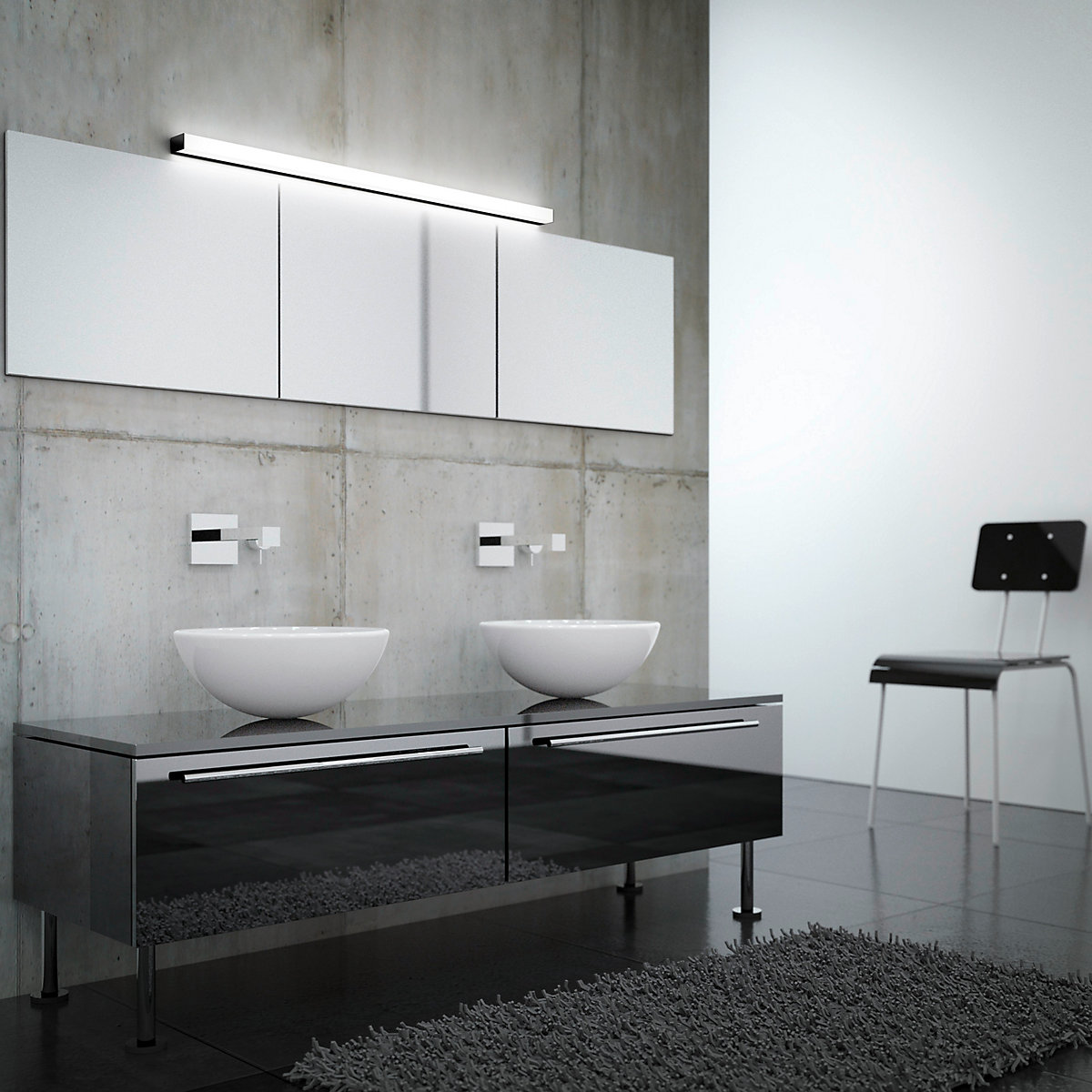 Produktbild von Philips LED Mirror Spiegelleuchte, 4,5W, Drei Voreingestellte