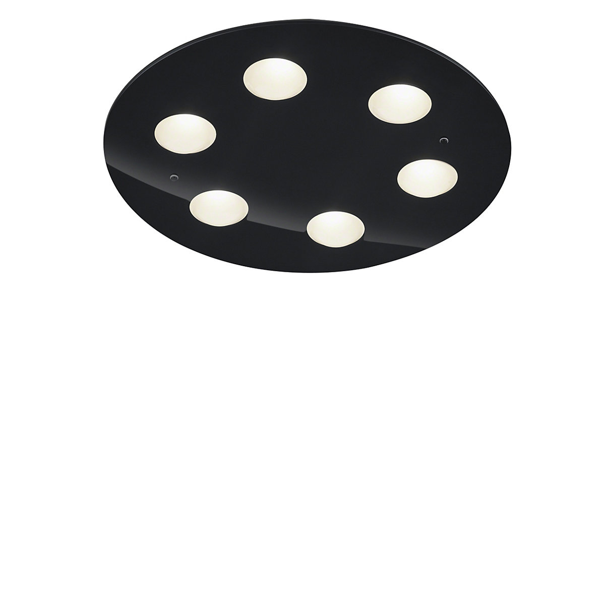 Helestra Nomi, redonda negro – Lámpara de techo led — imagen 4