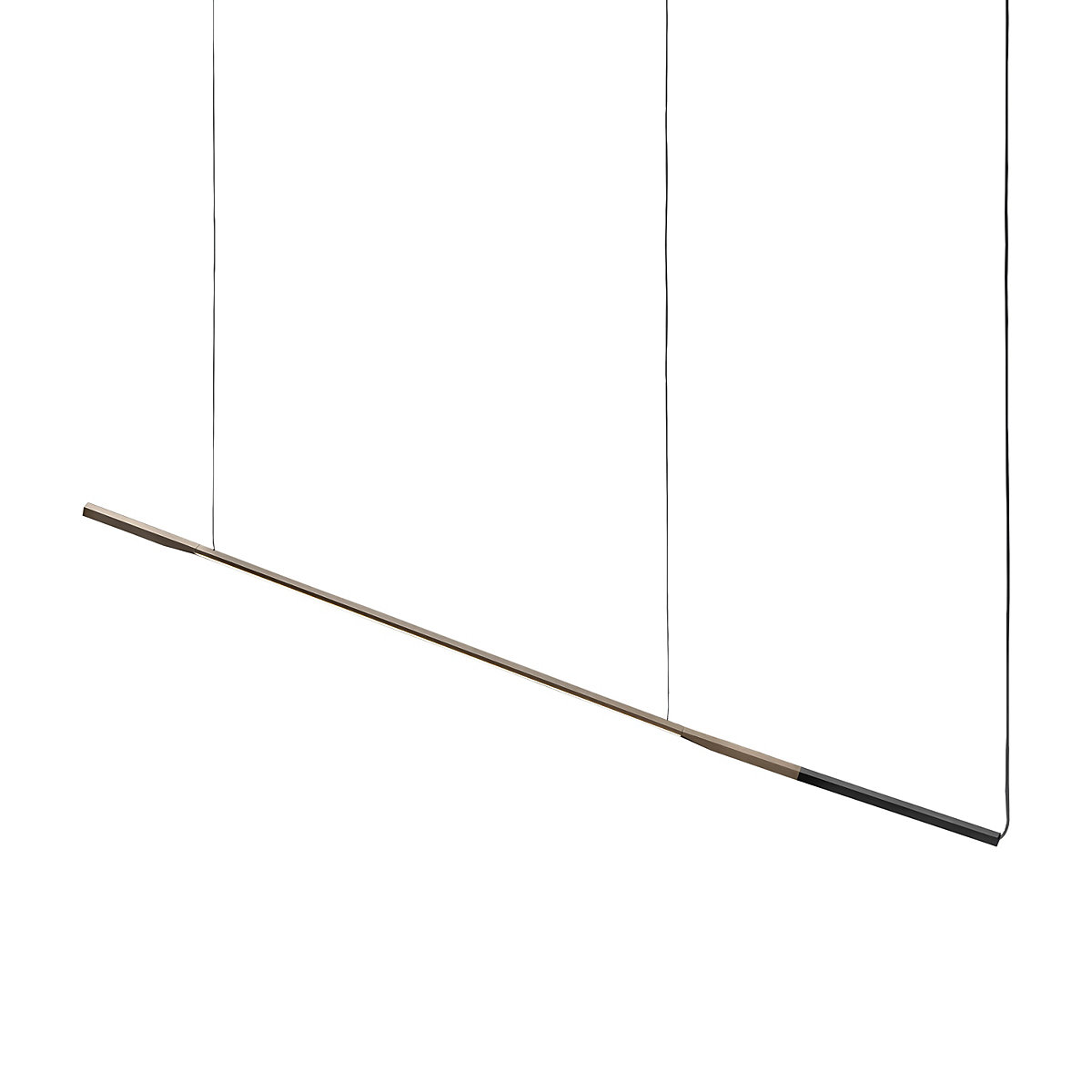 Oluce Ilo, lámpara de suspensión LED horizontal
