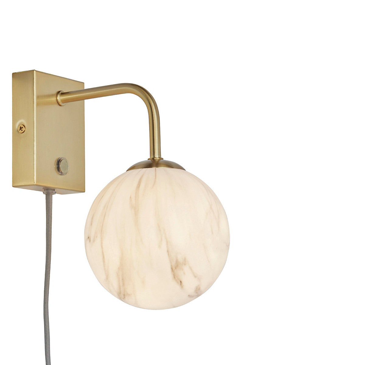 It's about RoMi Carrara, oro – Lámpara de pared — imagen 2