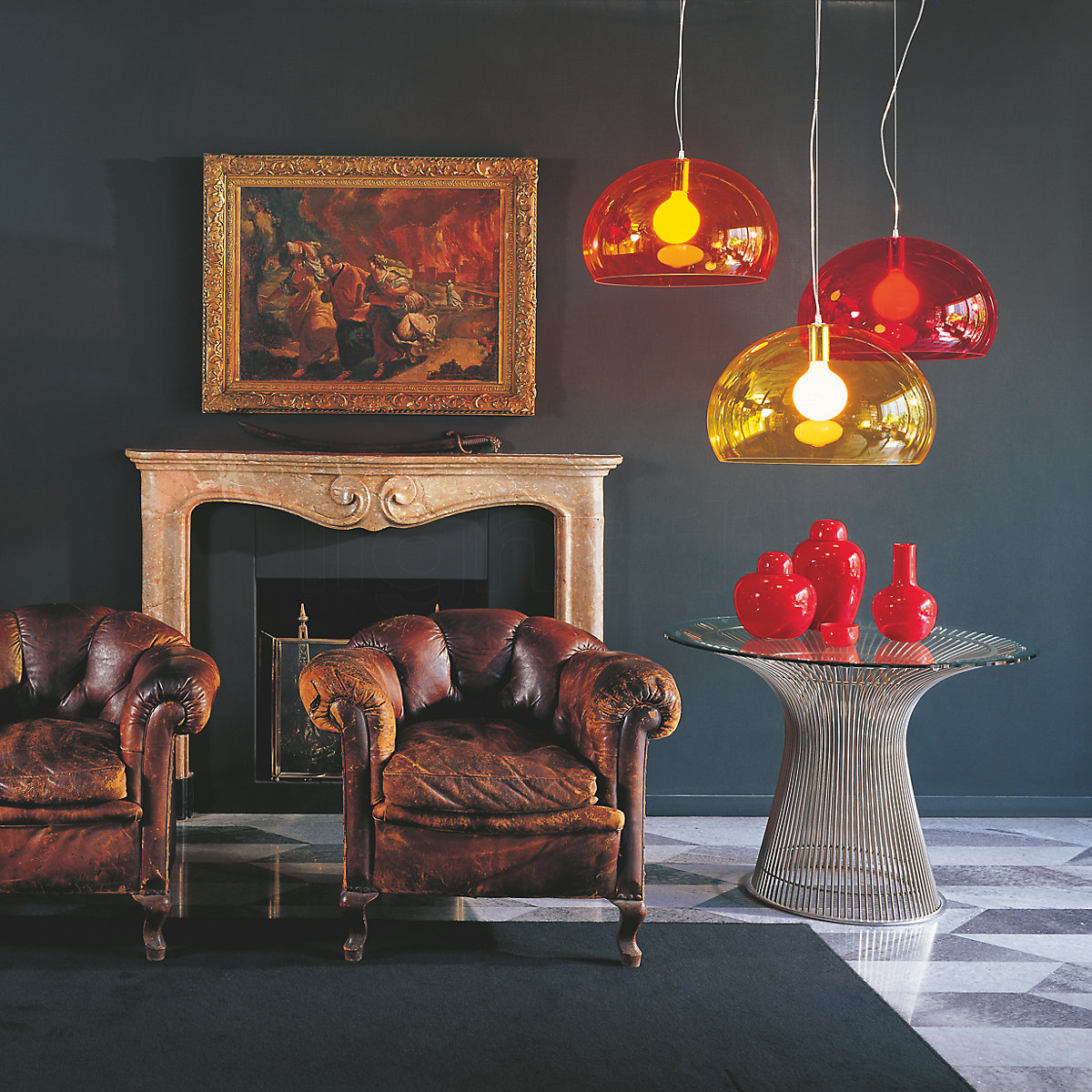 Kartell FL Y Pendant Light