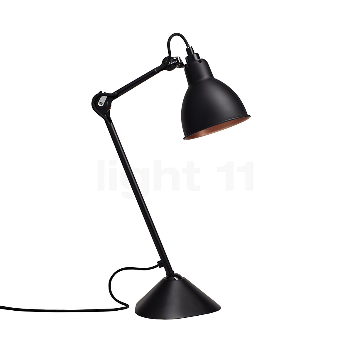 Buy DCW Lampe Gras No 205 Table lamp black at light11.eu