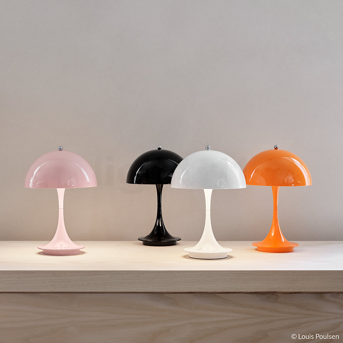 Louis Poulsen Panthella lamps 3D model