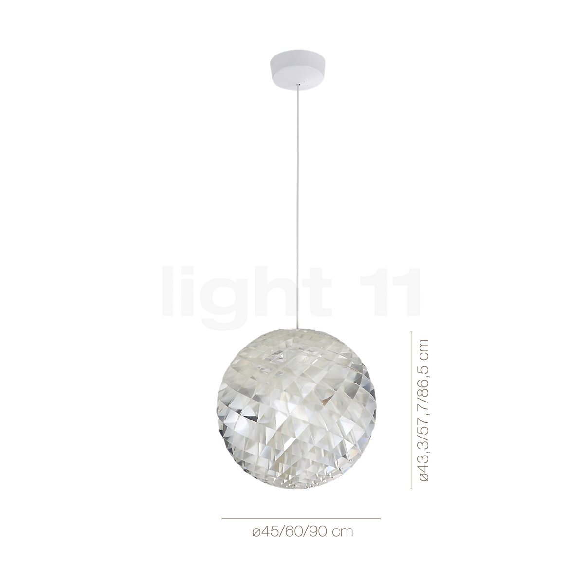 Louis Poulsen Patera LED Pendant, White, 10000149362