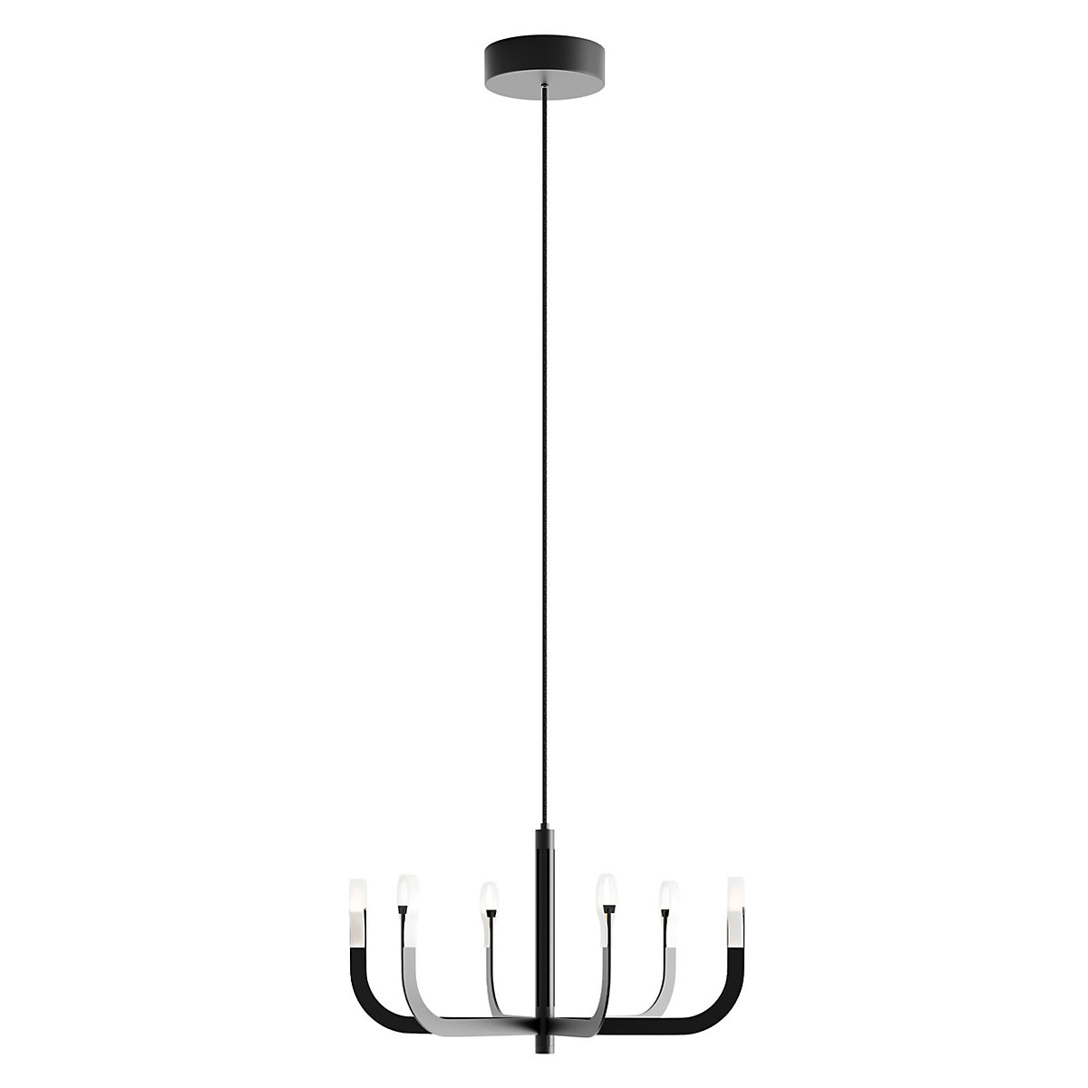Luceplan J-US A, de araña Led negro - Dali – Lámpara — imagen 4