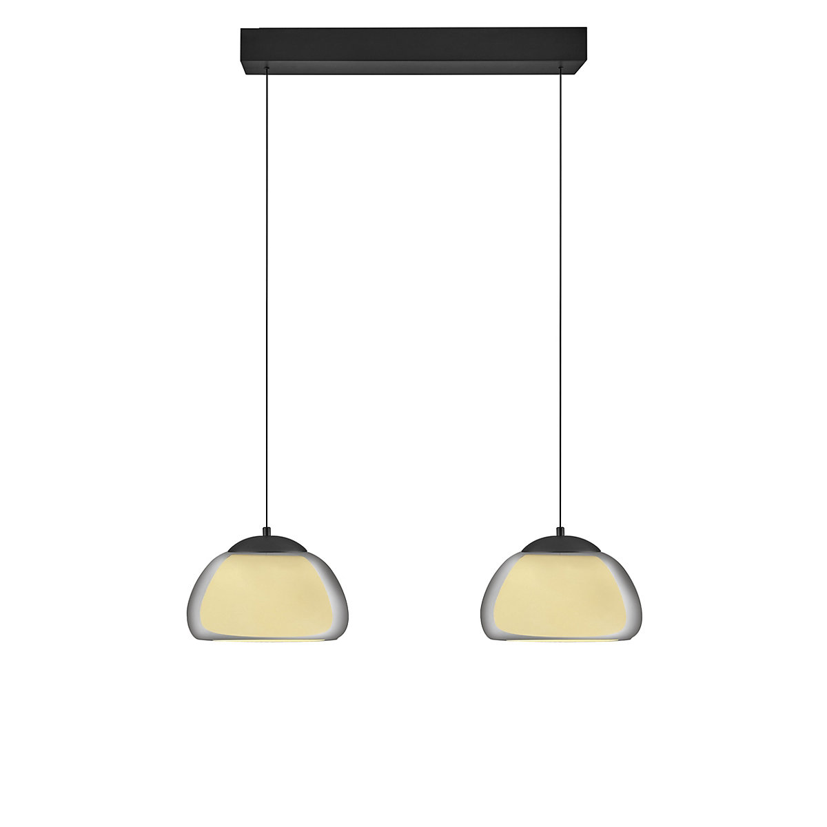 Hell Luxxo, lámpara de suspensión LED 2 focos negro